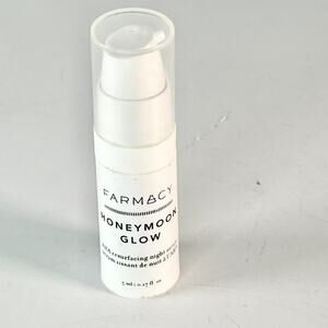 Farmacy Honeymoon Glow AHA Resurfacing Night Serum Travel .17 fl oz 5ml New